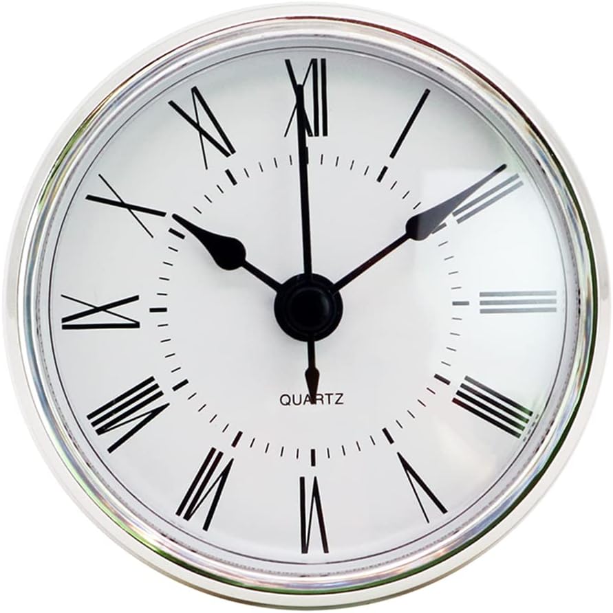 Precision Clock Movement Insert with 70mm Face