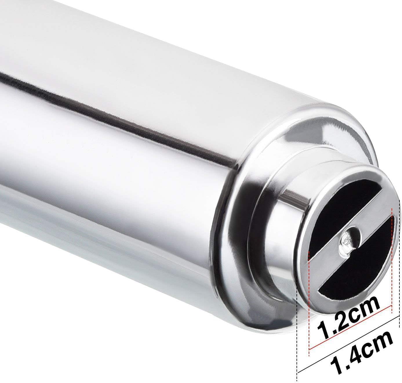 TuoxinEM Spring Loaded Toilet Paper Holder Chrome Silver