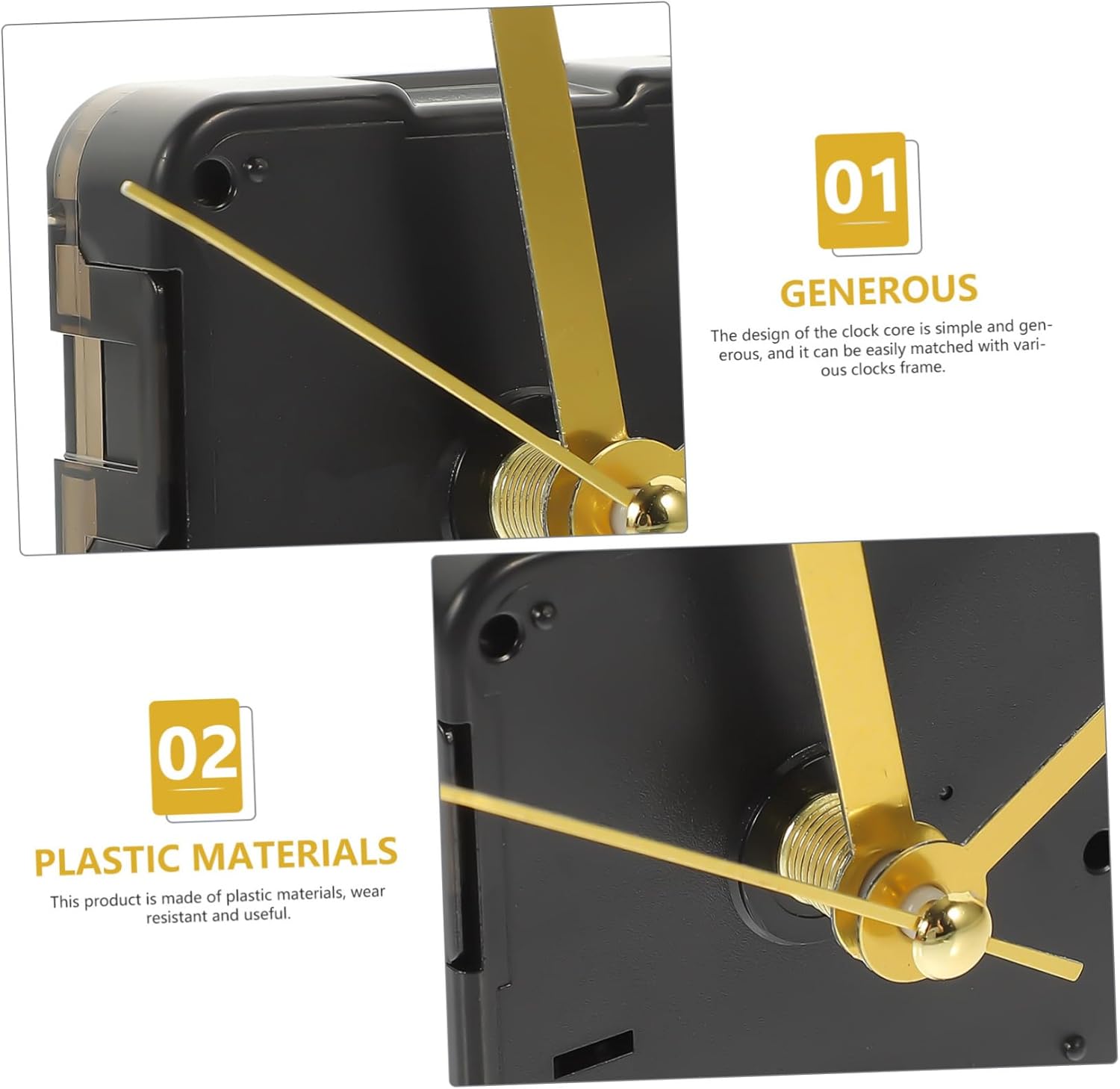 Sturdy Clock Mechanism Kit for Wall Clock Repair