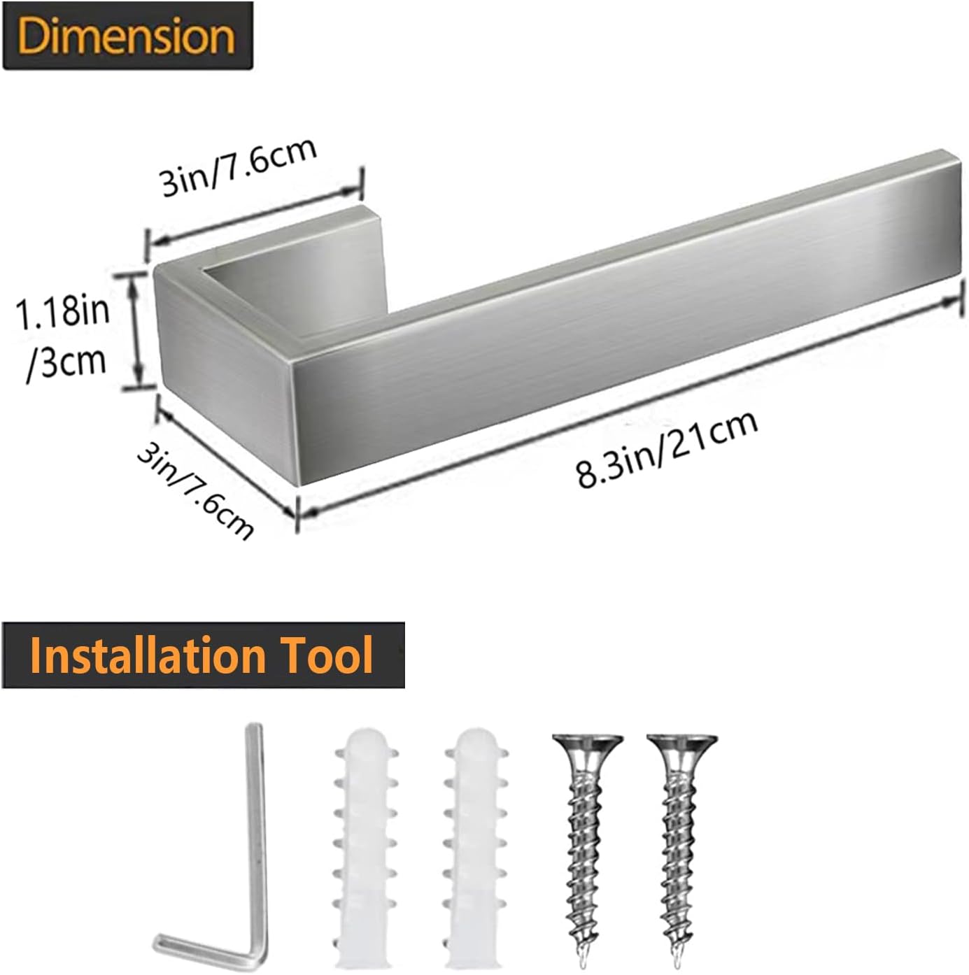Hand Towel Holder Rust-Proof Modern Design