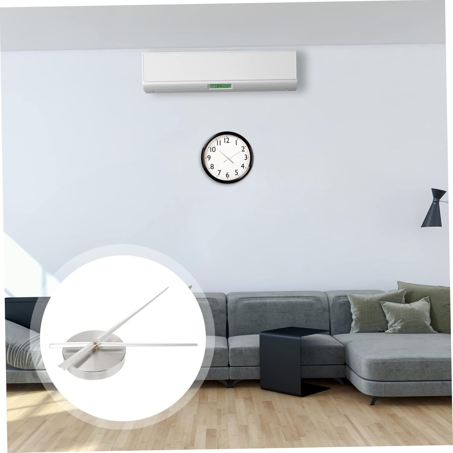 Versatile 3D Wall Clock with Mechanism Kit
