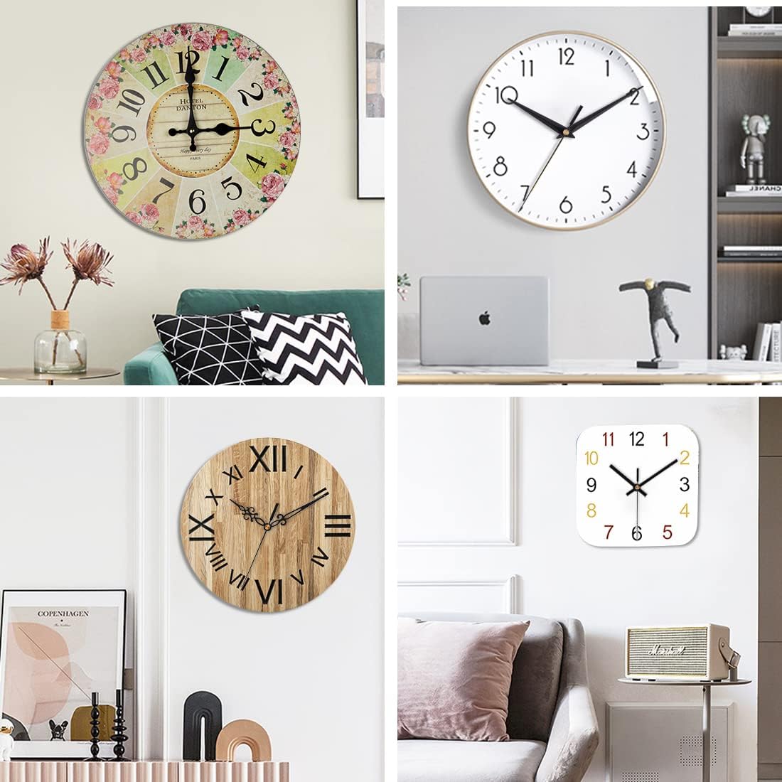 9-Piece Clock Kit for DIY Clock Replacement and Repair