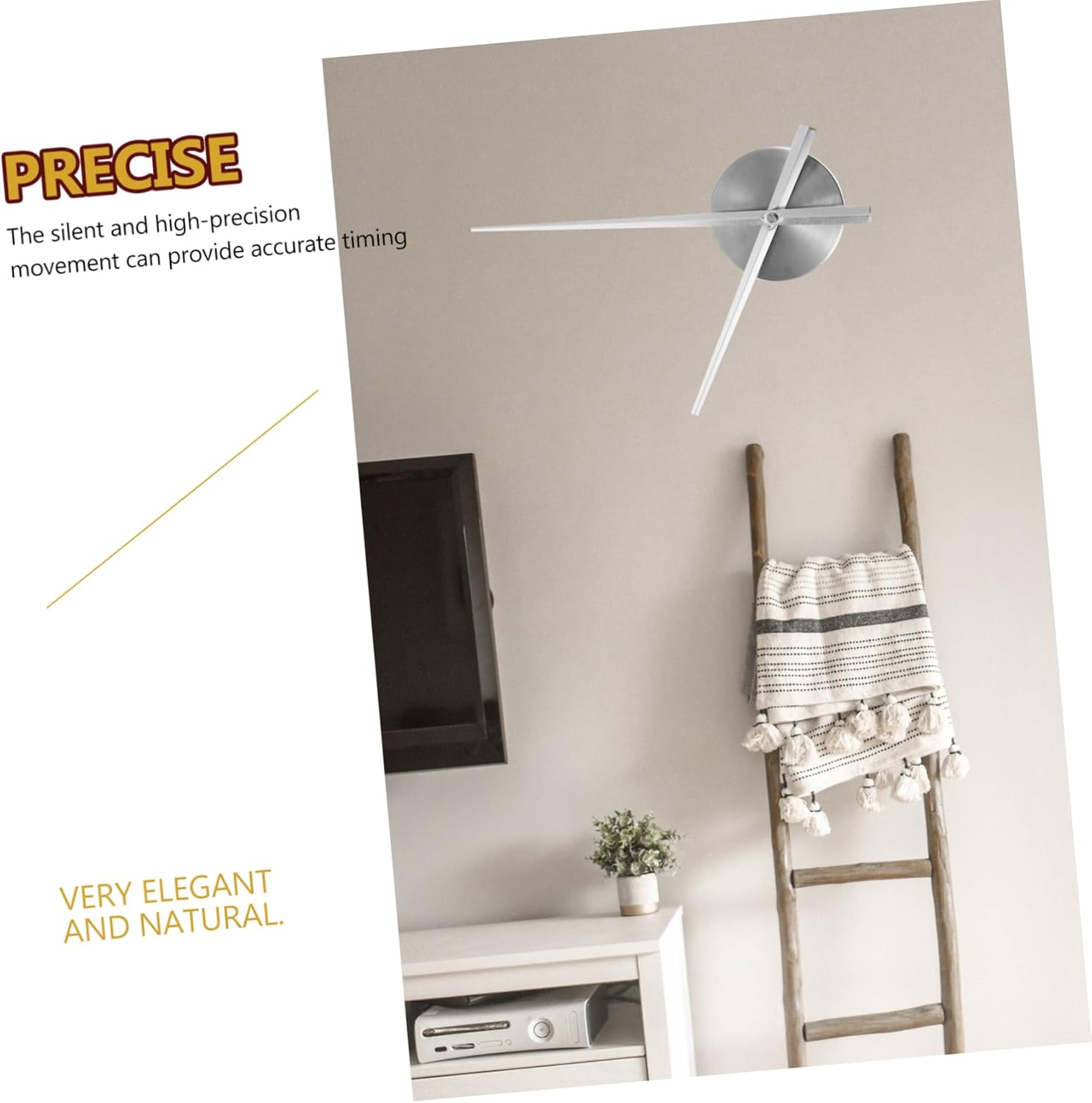 10cm Oversized Wall Clock Kit with Parts