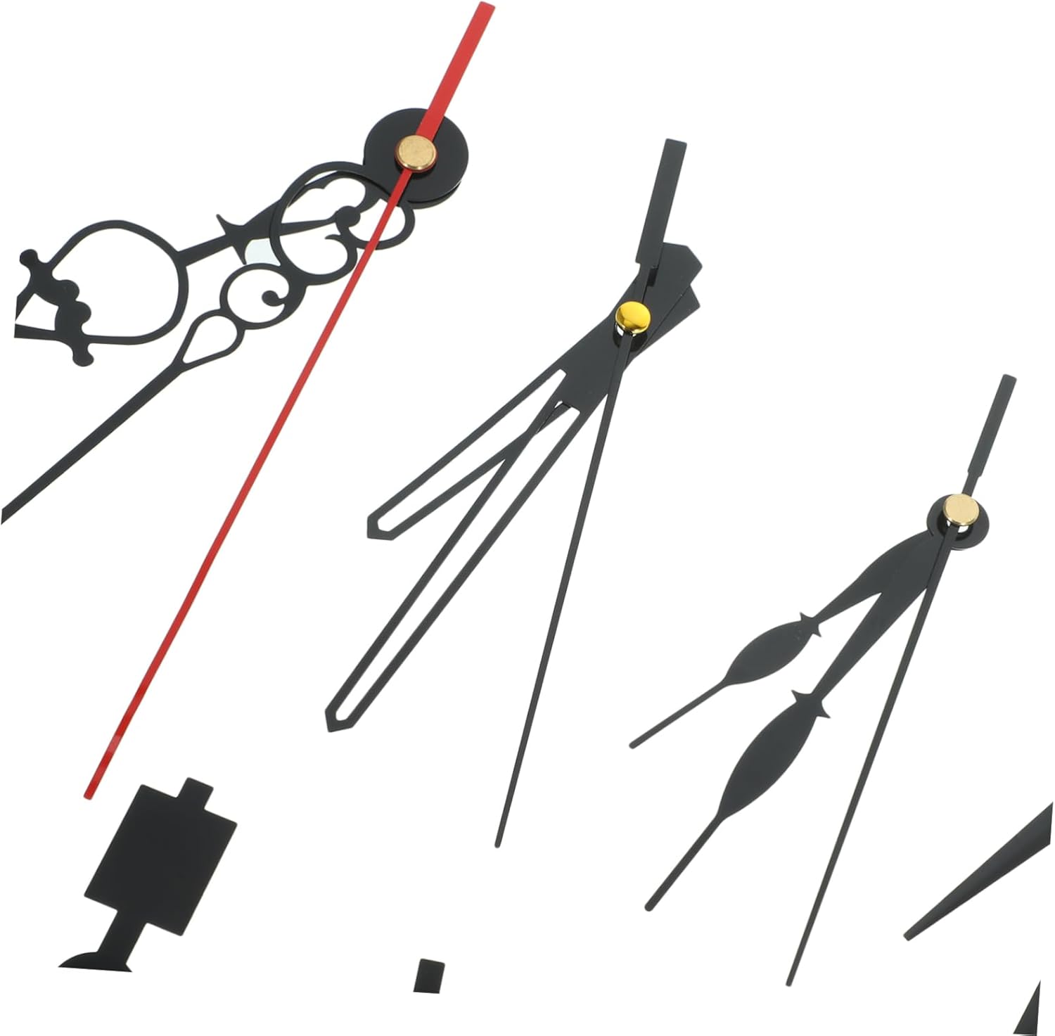 Replacement Clock Hands Kit for Wall Clocks Aluminum 15 Sets