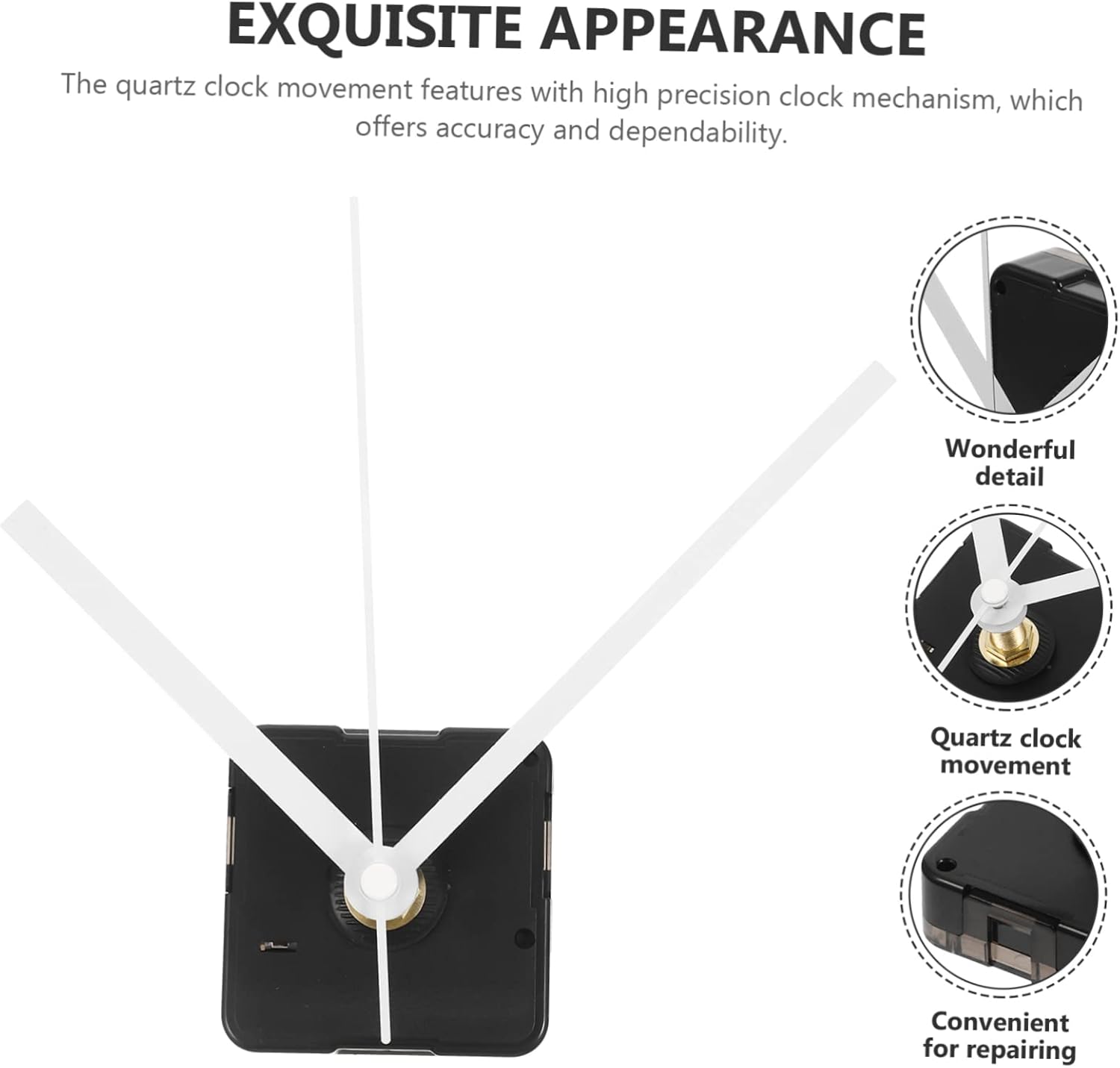 Easy to Use Wall Clock Parts Kit