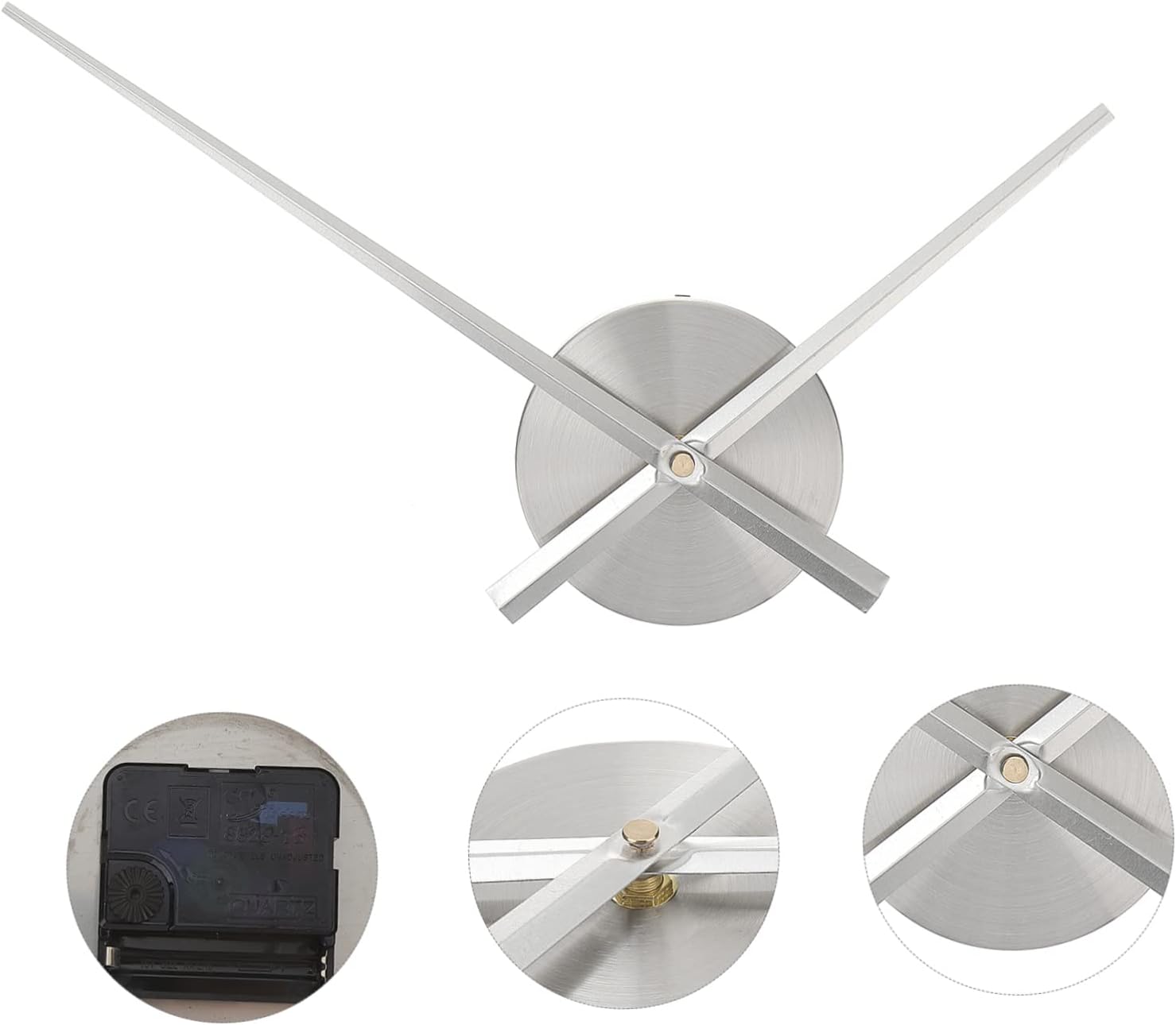 Versatile 3D Wall Clock with Mechanism Kit