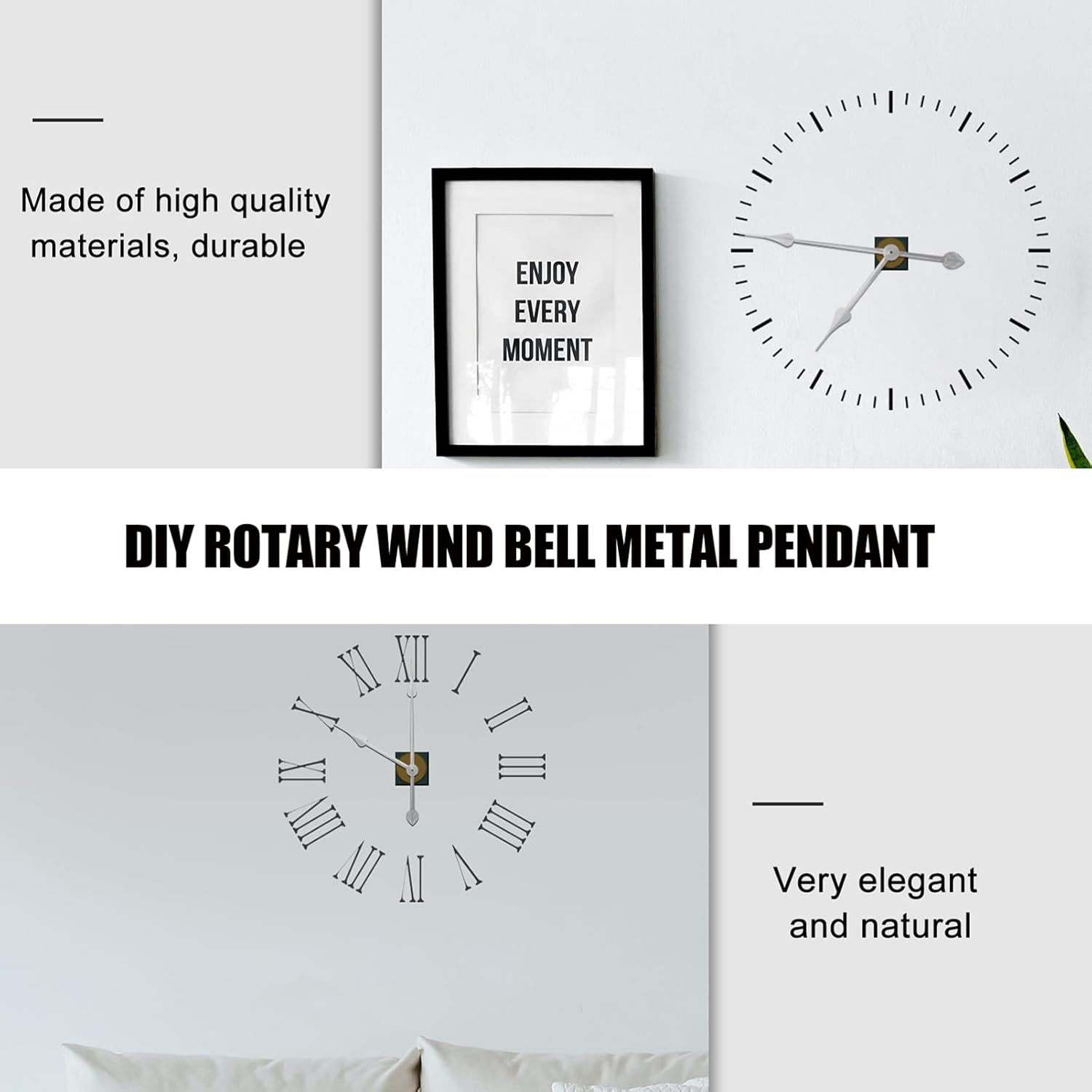 Durable Aluminum Clock Hand Replacement Set with Easy Installation