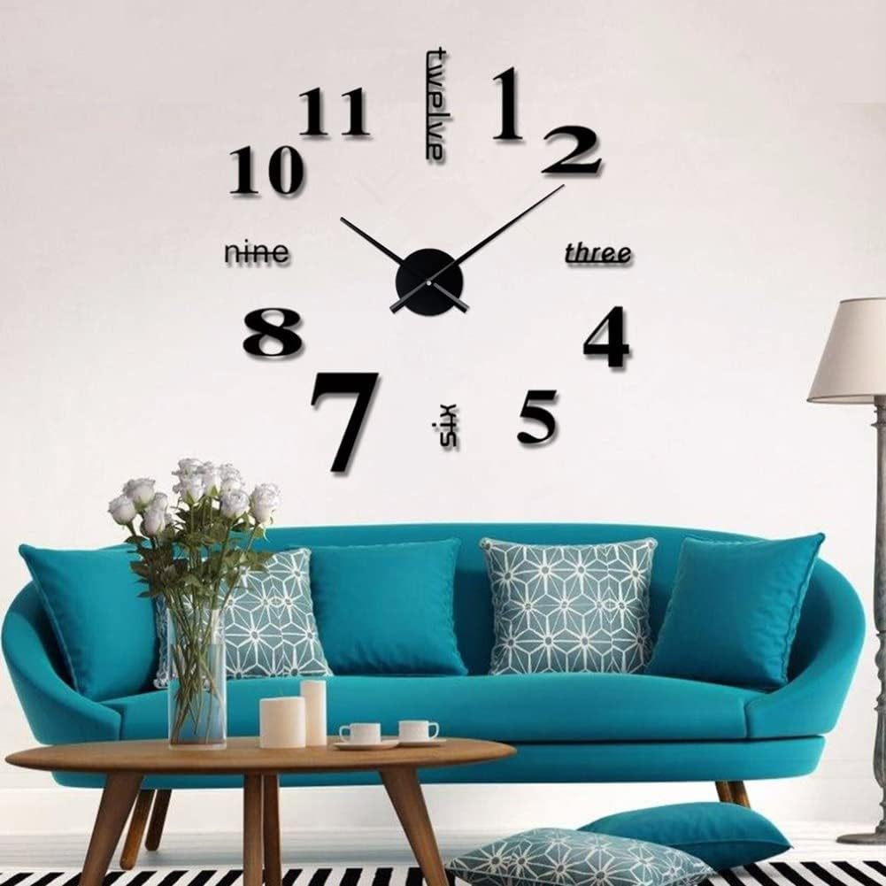Sturdy Metal Wall Clock with Quiet Movement