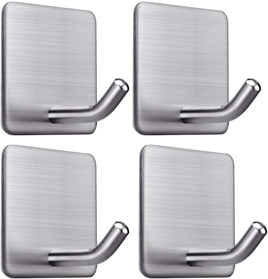 Heavy Duty Adhesive Towel Hook Set