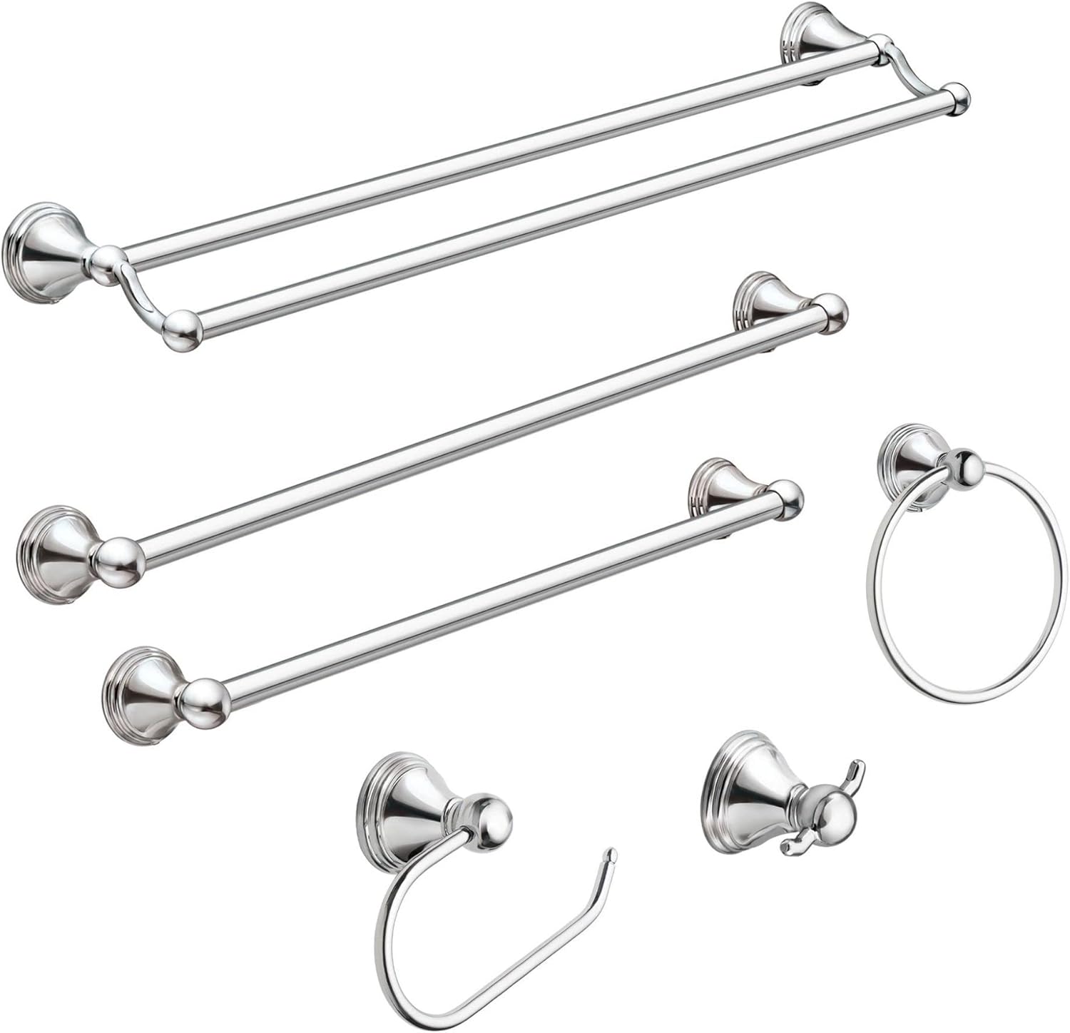 Elegant Bathroom Towel Ring 8486CH