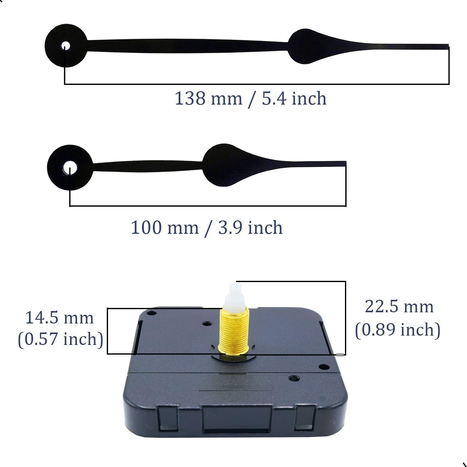 Premium High Torque Clock Movement Kit