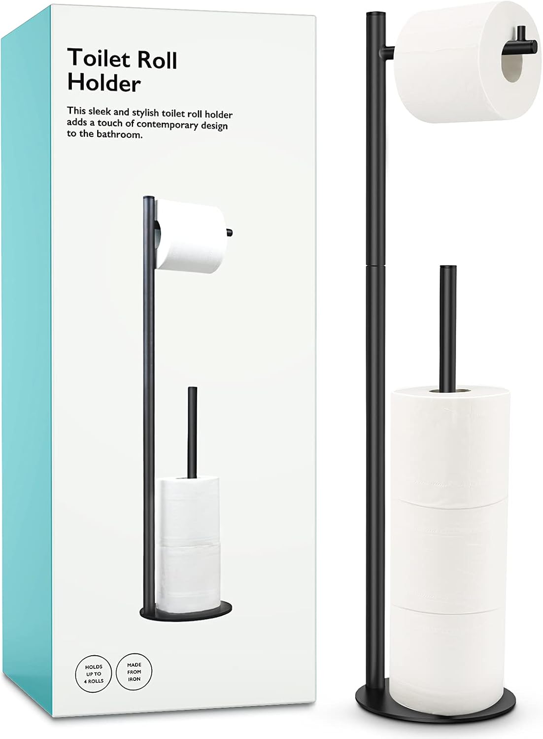 Elegant Adjustable Toilet Paper Holder Stand