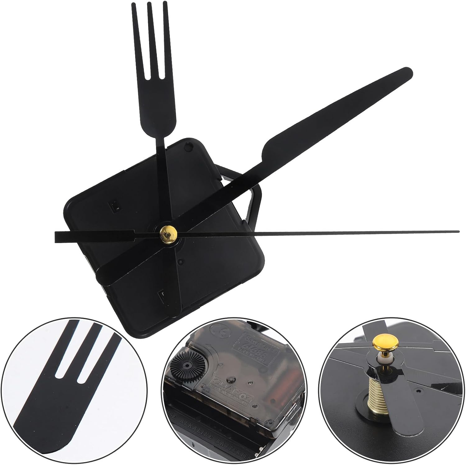 Hemobllo Quartz Clock Mechanism Kit Easy to Replace Perfect forDIY Clocks