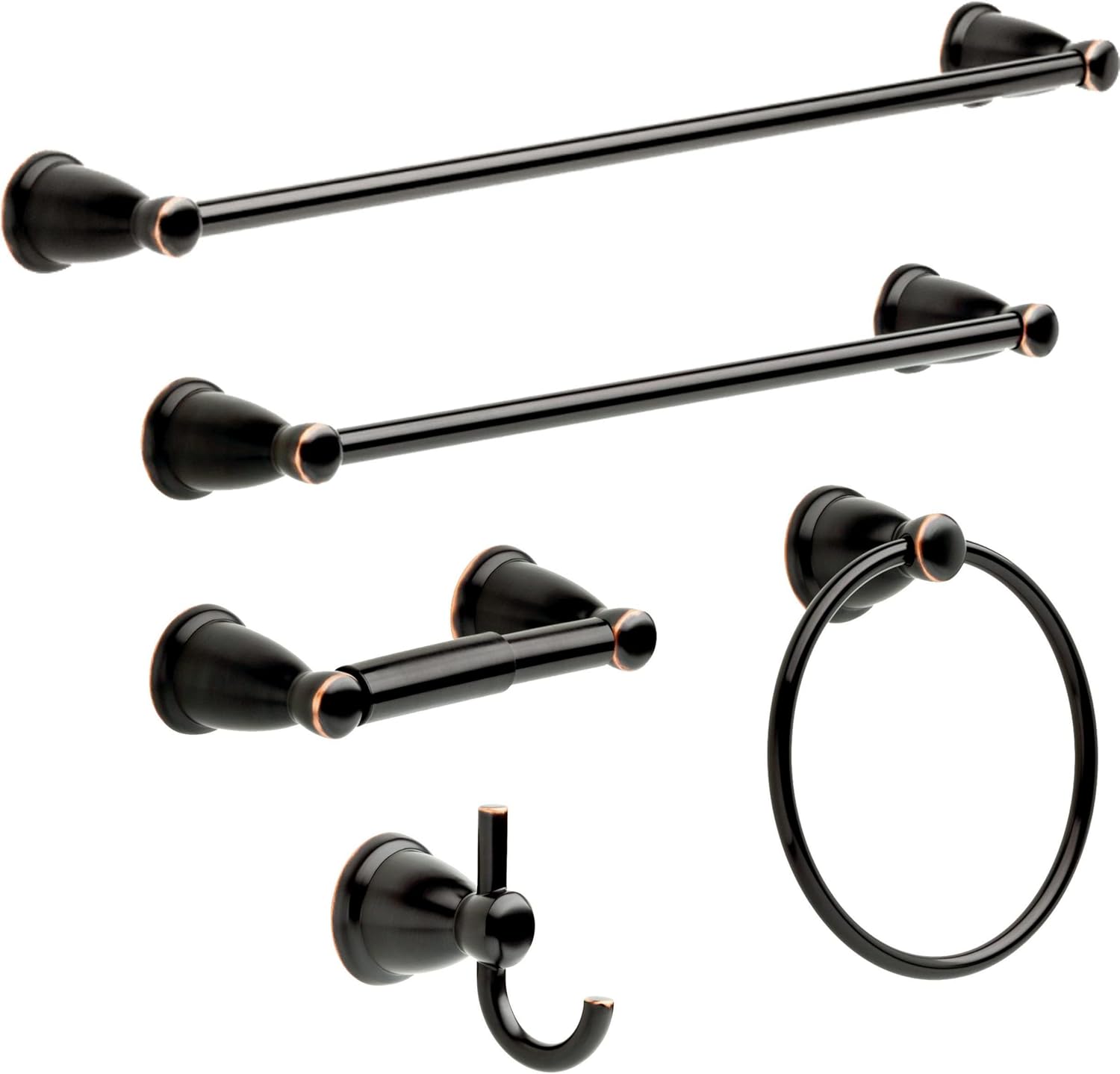 Wall-Mounted Oil-Rubbed Bronze towel ring