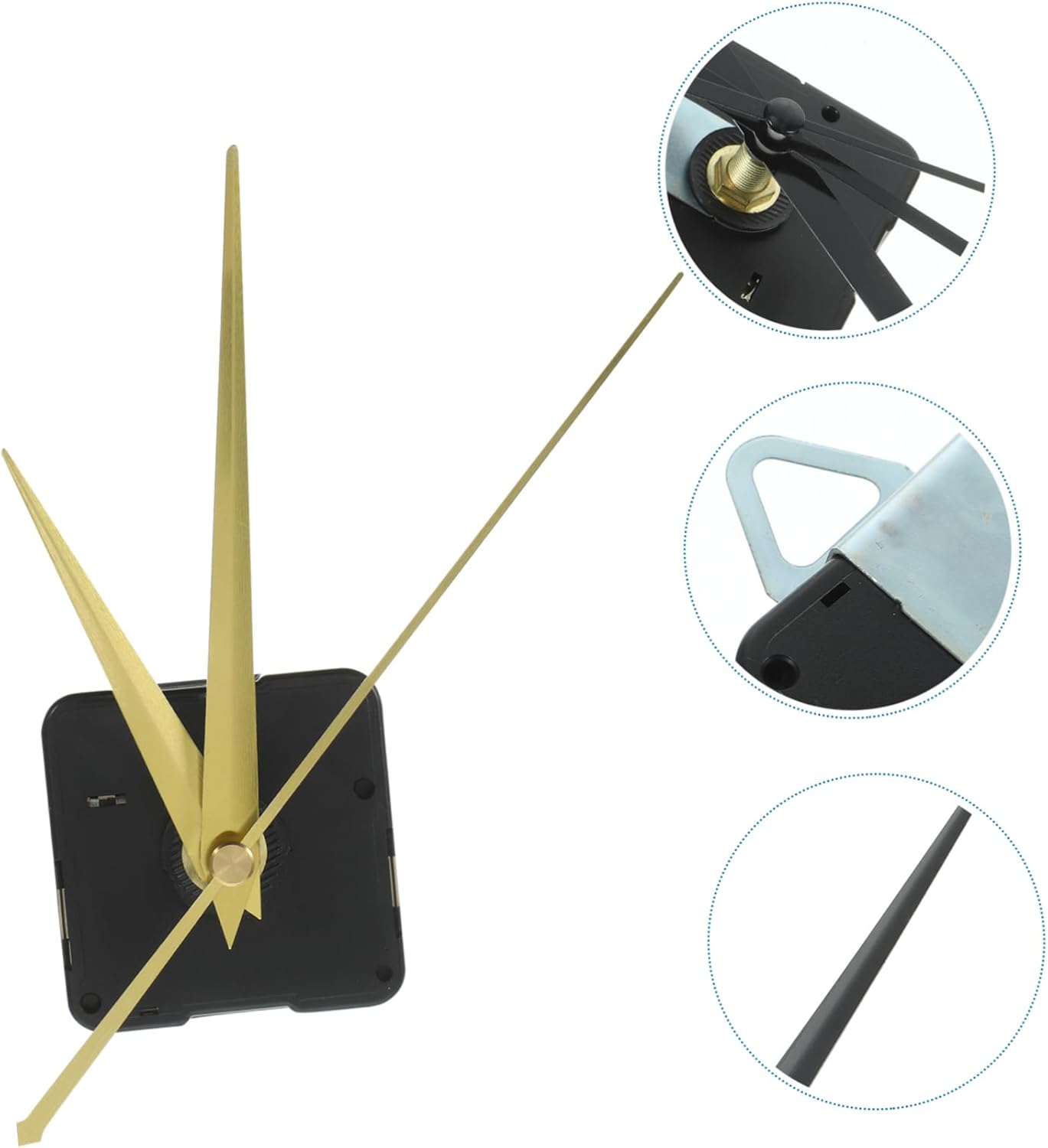 Perfect Silent Quartz Wall Clock Mechanism Replacement for DIY Projects