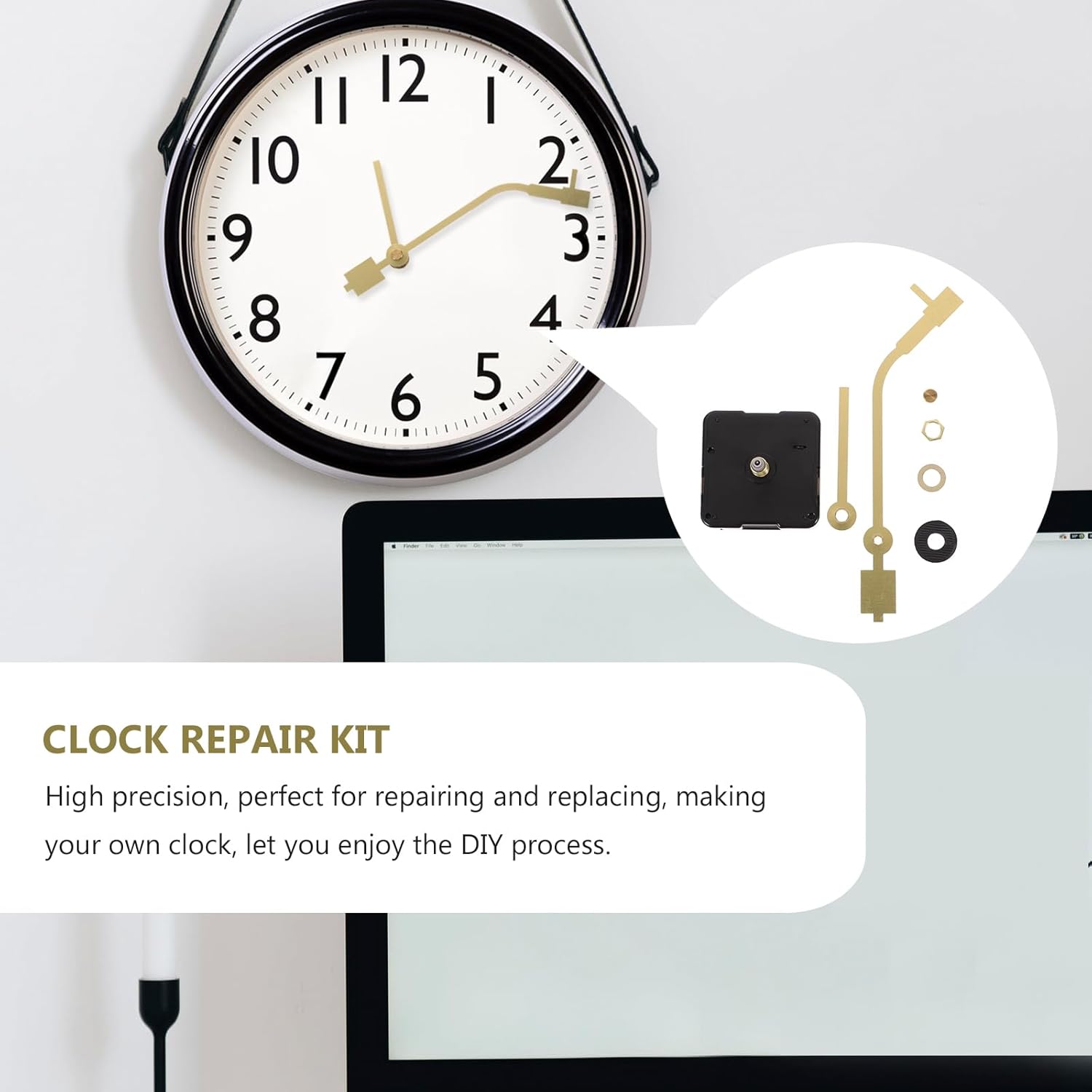 Precision Quiet Wall Clock Movement