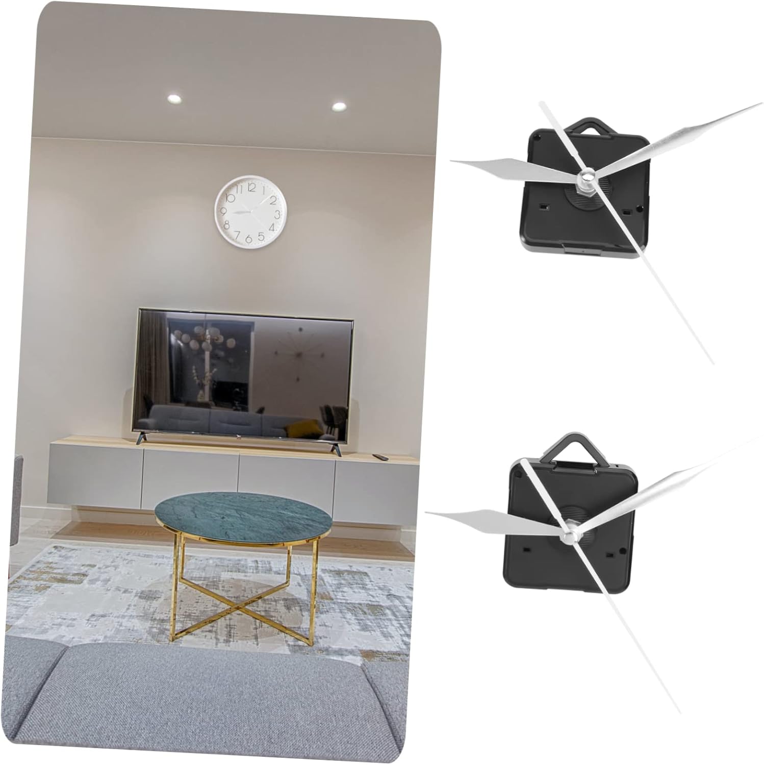 Silent Clock Movement Kit for Walls Desks