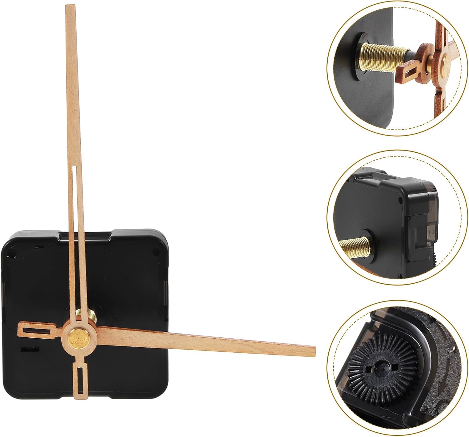 UKCOCO - Silent Quiet 10 quartz clock movement kit