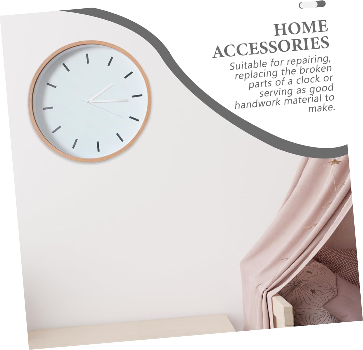 Clockwork movement parts elegant for DIY wall clocks