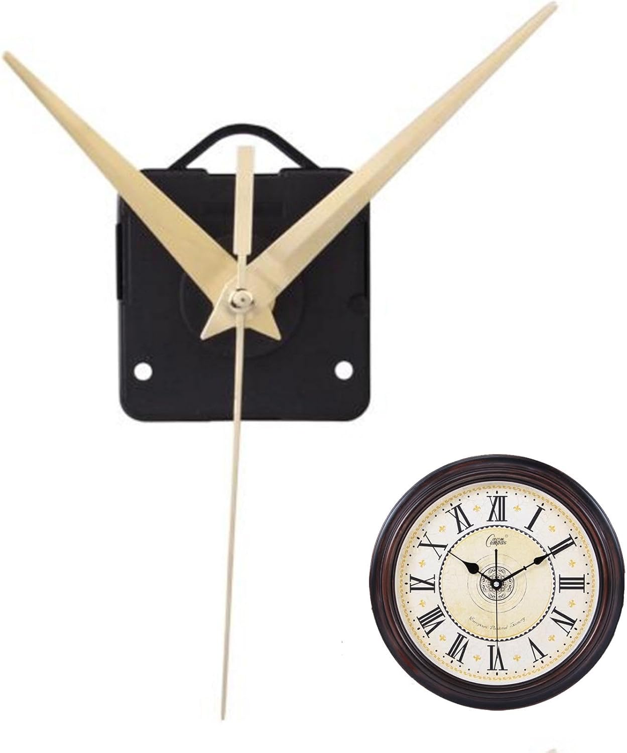 Elegantly Designed Accurate and Durable Wall Clock Mechanism Set