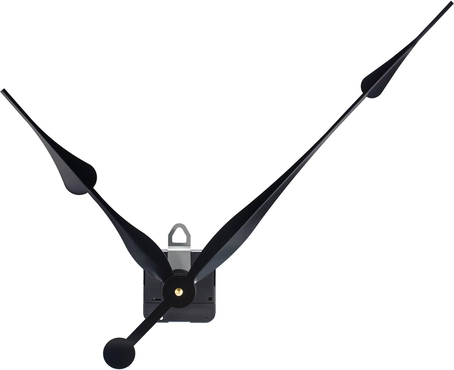 Hicarer High Torque Quartz Long Shaft Clock Mechanism Replacement for DIY