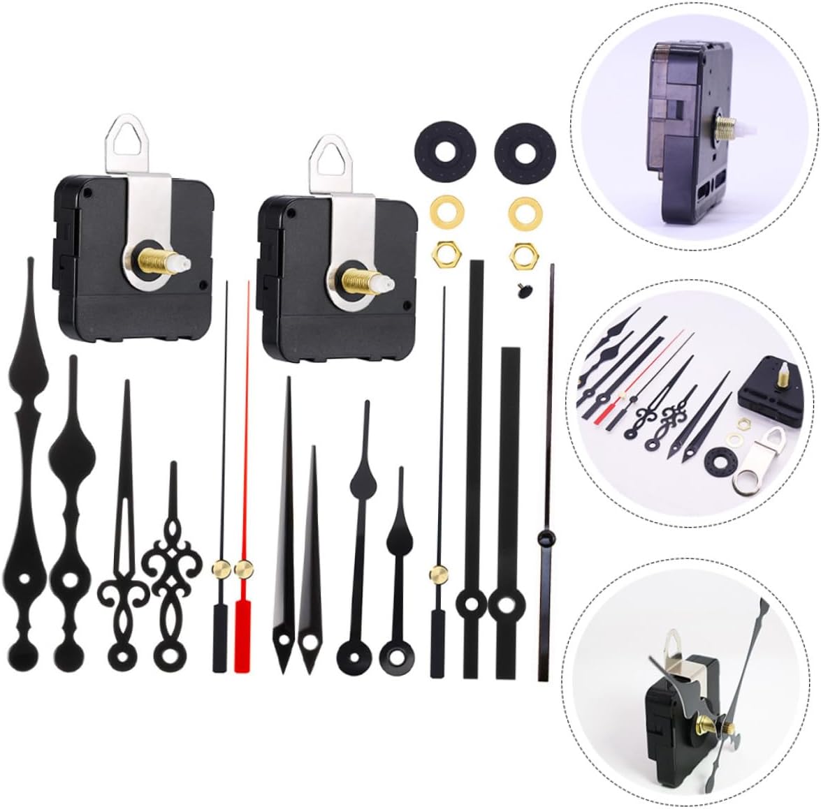 Elegant Precision Clock Kit for DIY and Home Decor