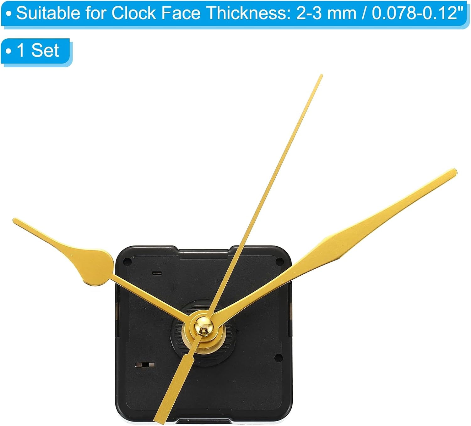 Battery Operated Quiet Mute Clock Movement from PATIKIL