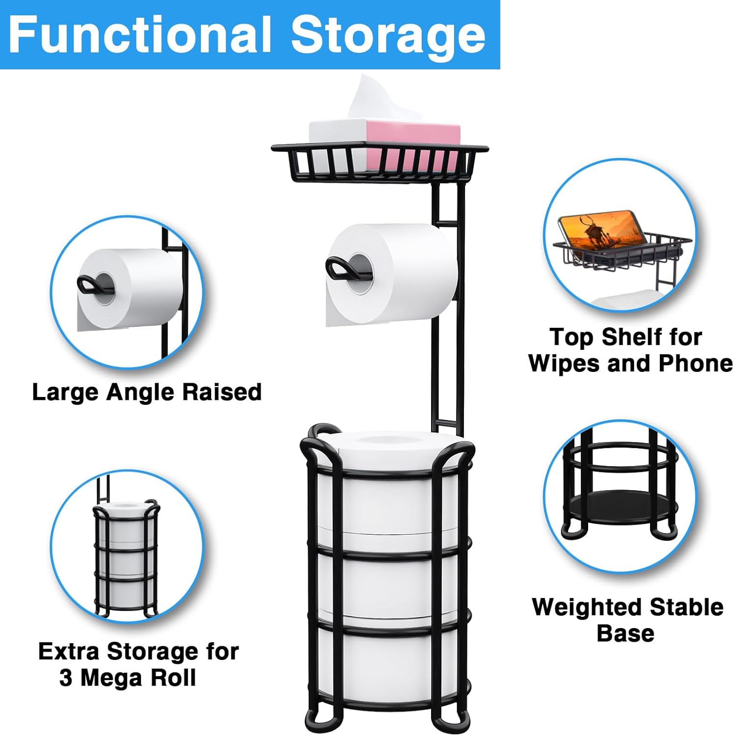 Practical Toilet Paper Holder