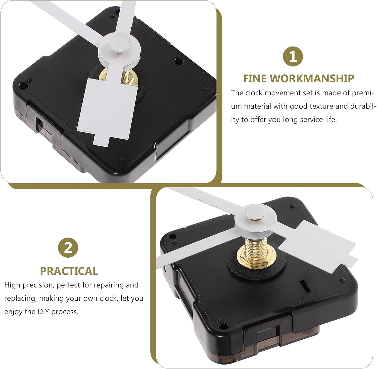 Plastic Clock Movement Kit