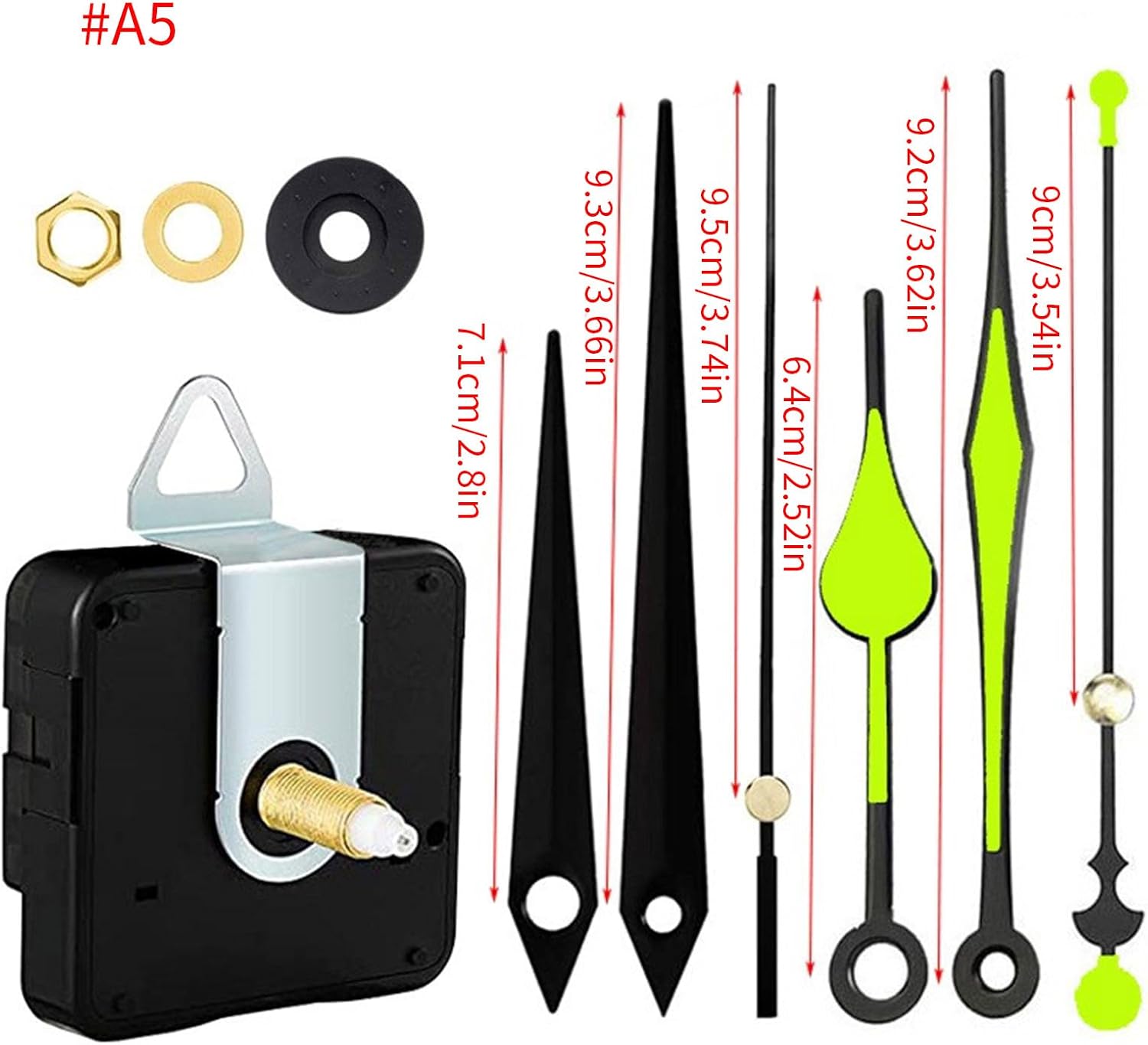TOPFROP Wall Clock Mechanism - Perfect for Watches and Repairs