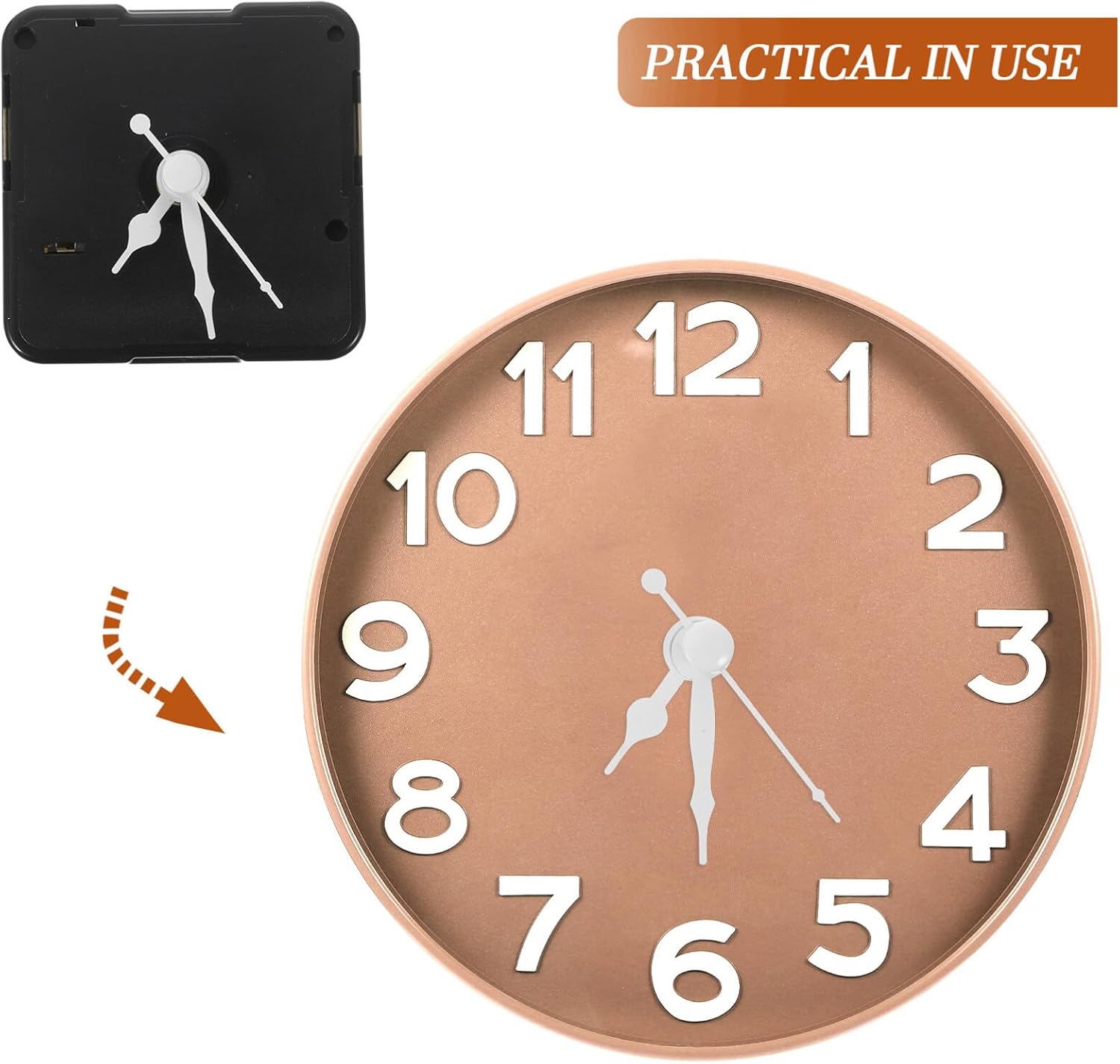 Durable Wall Clock Mute Movement Kit for DIY Repair