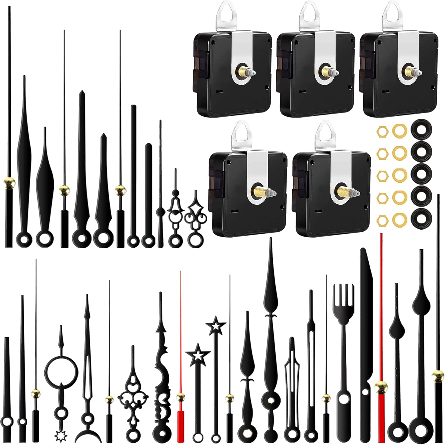 Precision quartz clock movement kit for DIY repair
