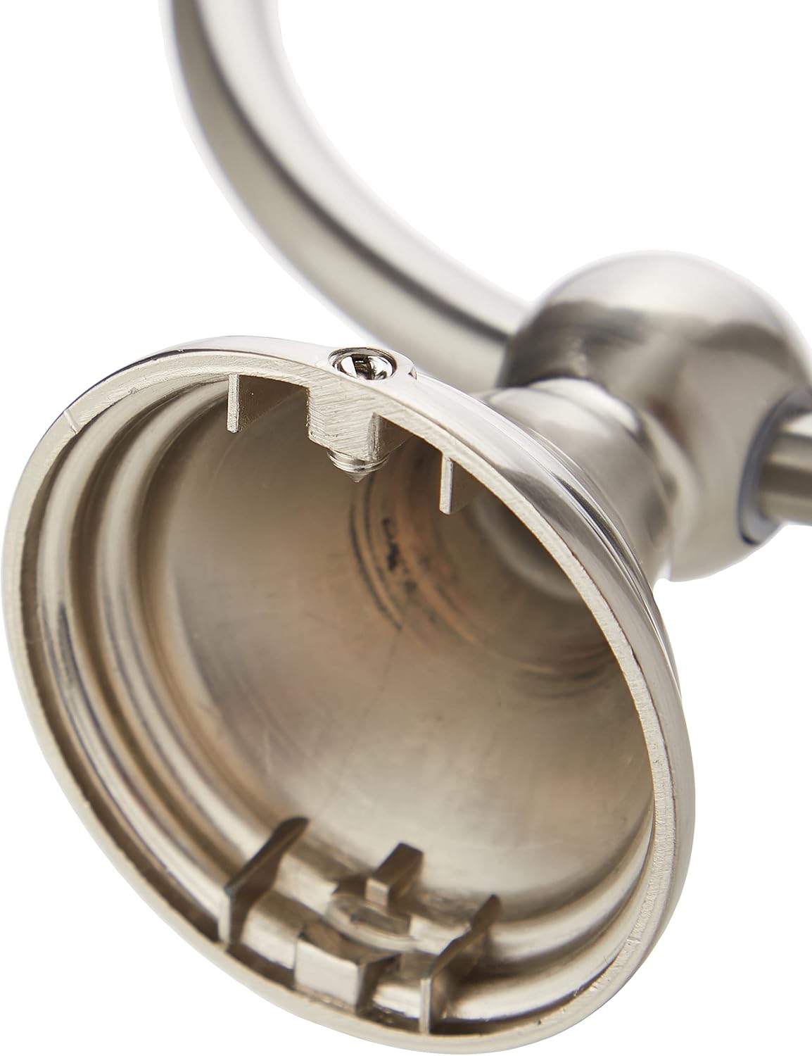 Modern SATIN NICKEL towel ring for bathroom