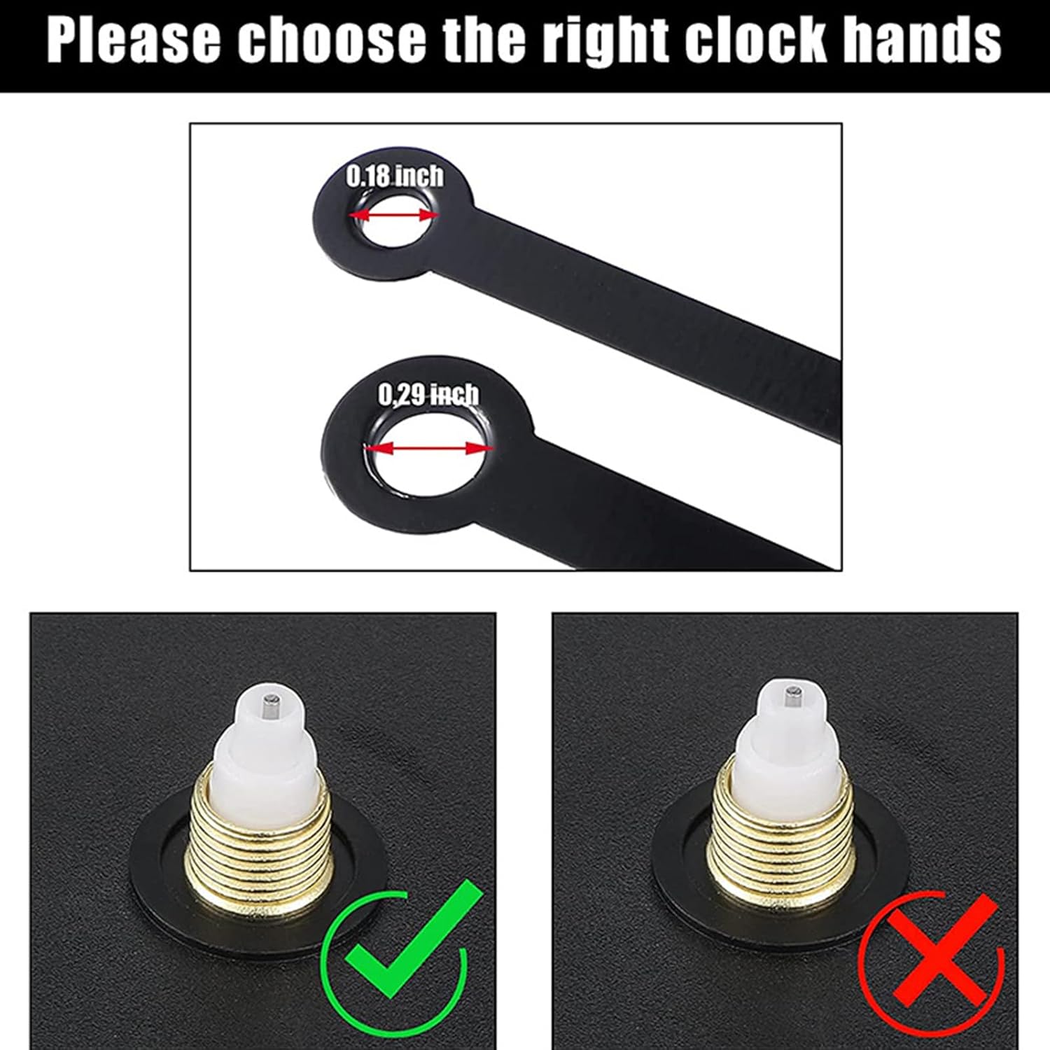 14-Piece Wall Clock Hands Set