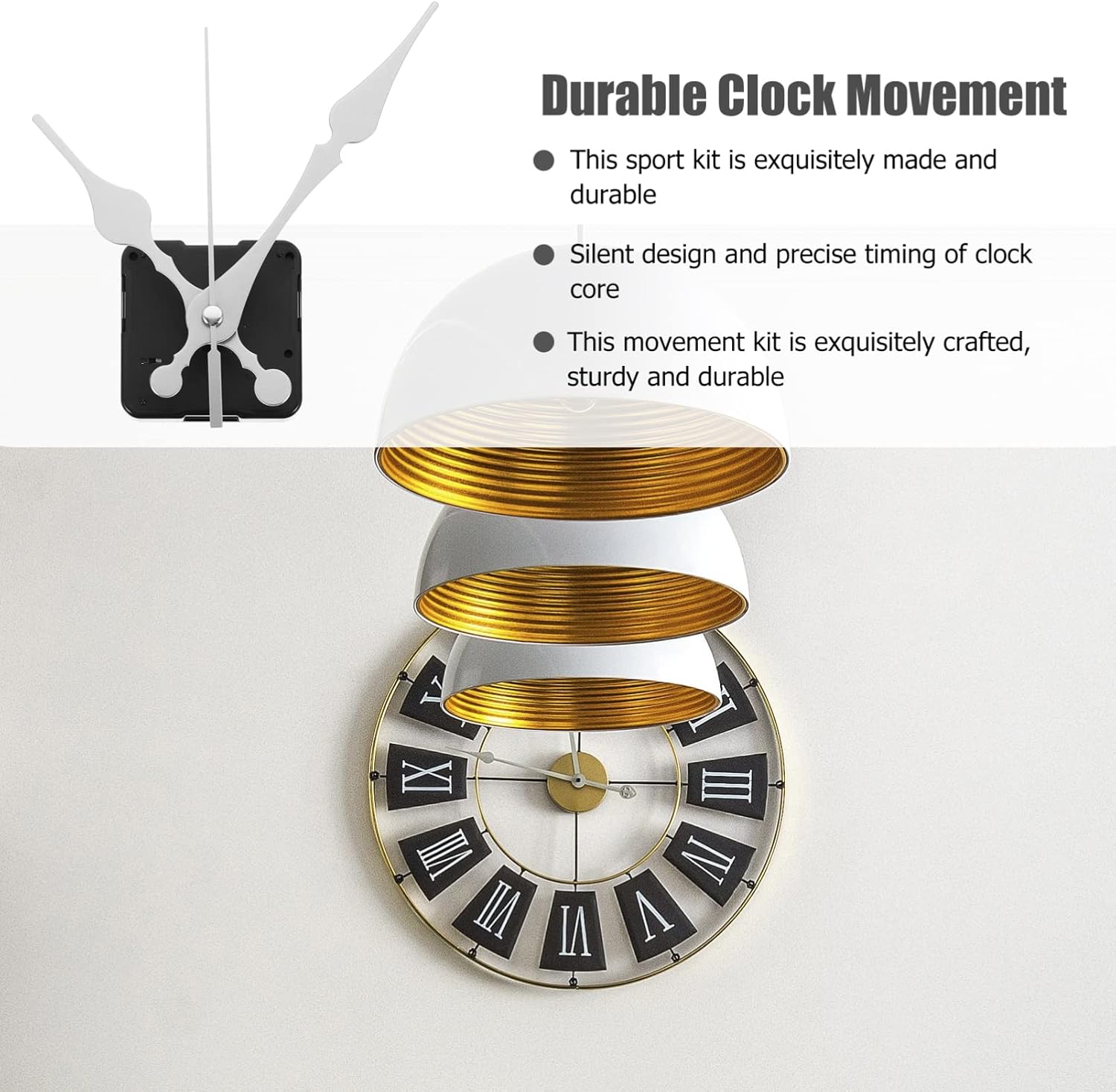 Angoily 4 Set Creative Clock Movement Mechanism Set