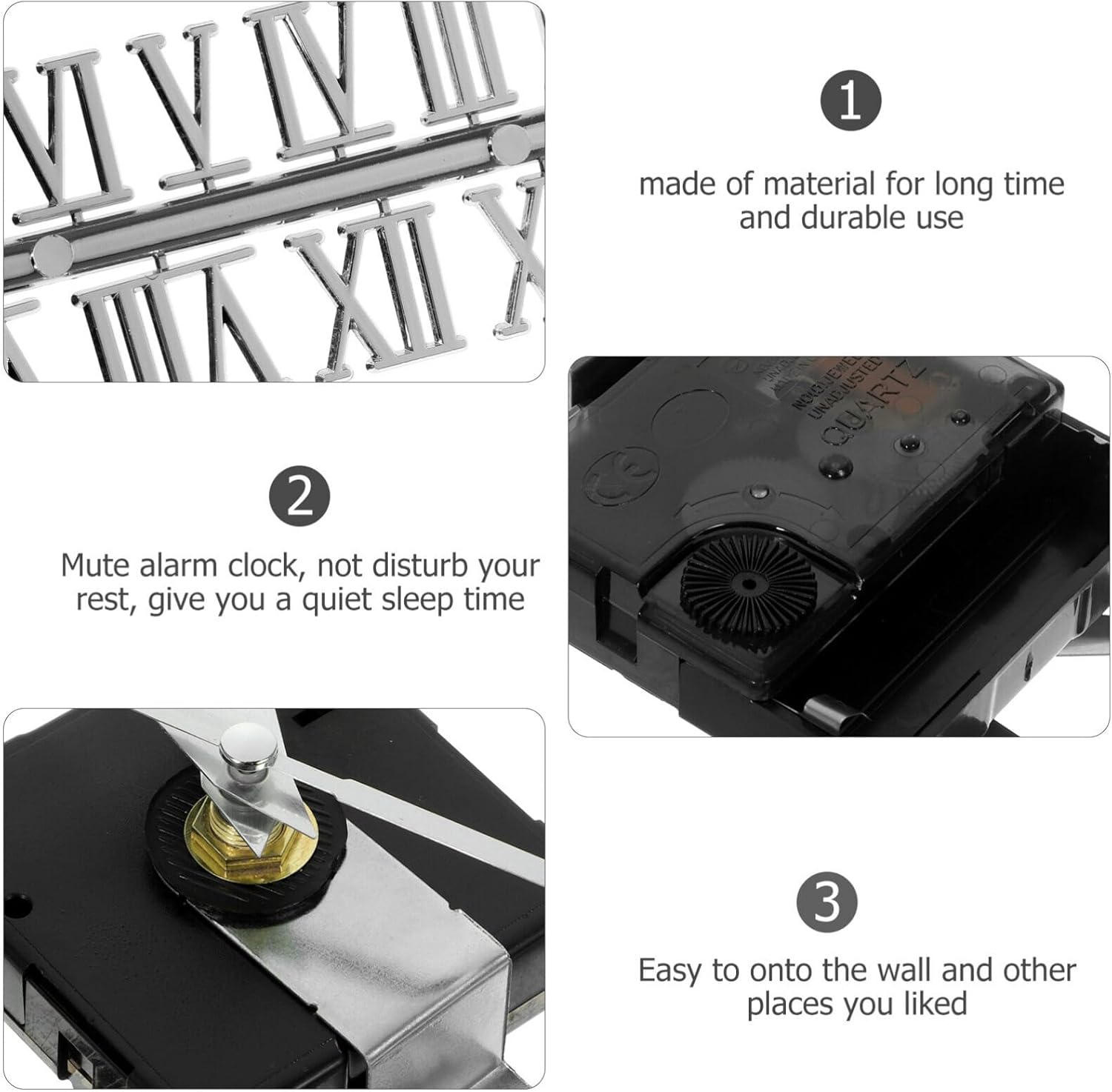 Simple Plastic Clock Movement Kit