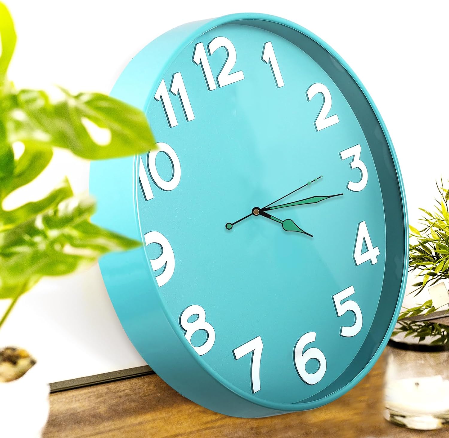 DOITOOL Wall Clock Replacement Movement Kit - Green