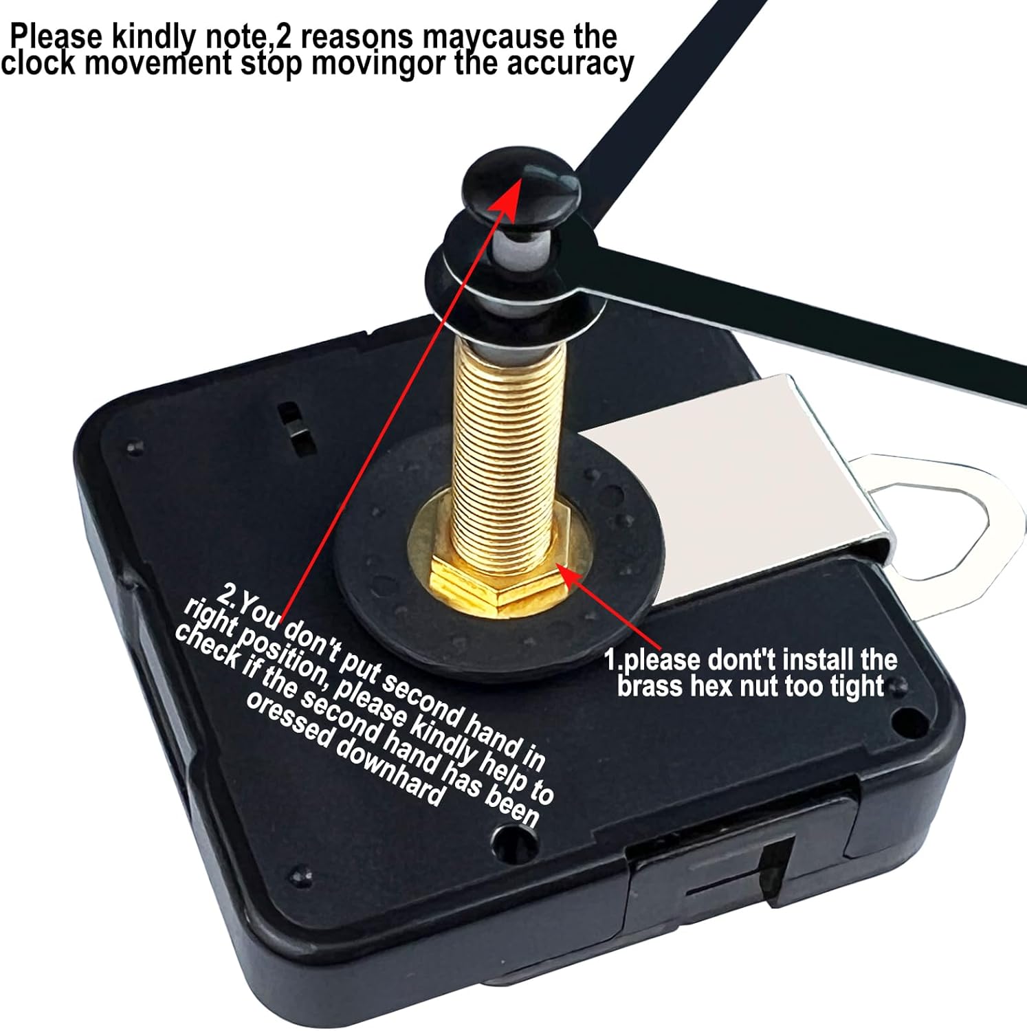31mm Quartz Long Shaft Clock Movement Repair Kit from AirUIFU