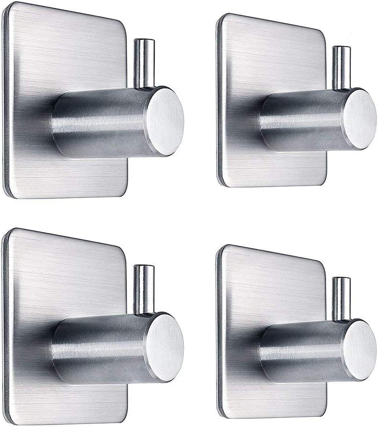 Sturdy Durable Adhesive Hooks for Bathroom Bedroom Storage