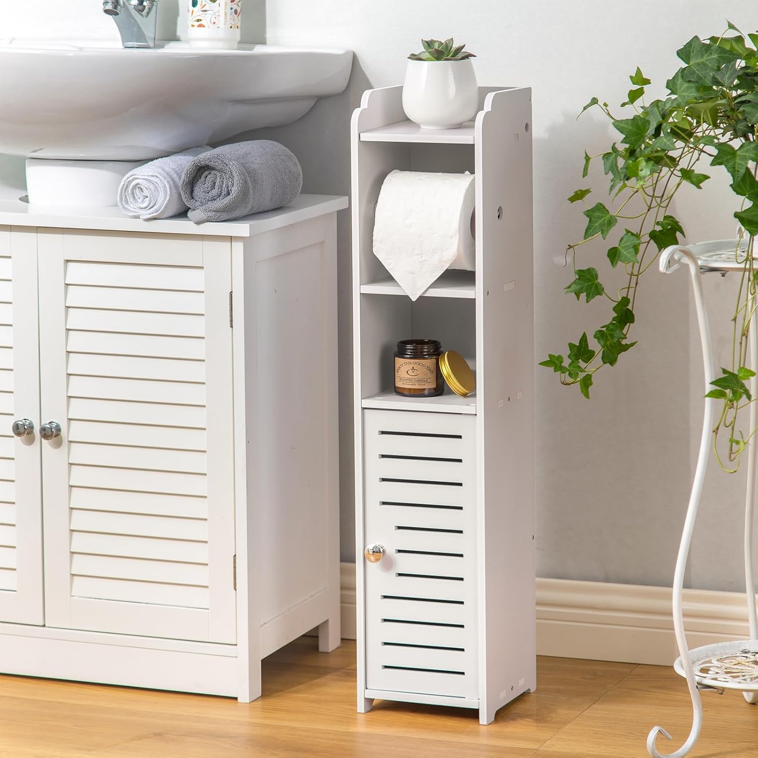 Step-By-Step Guide To Using The AOJEZOR Toilet Paper Holder Stand