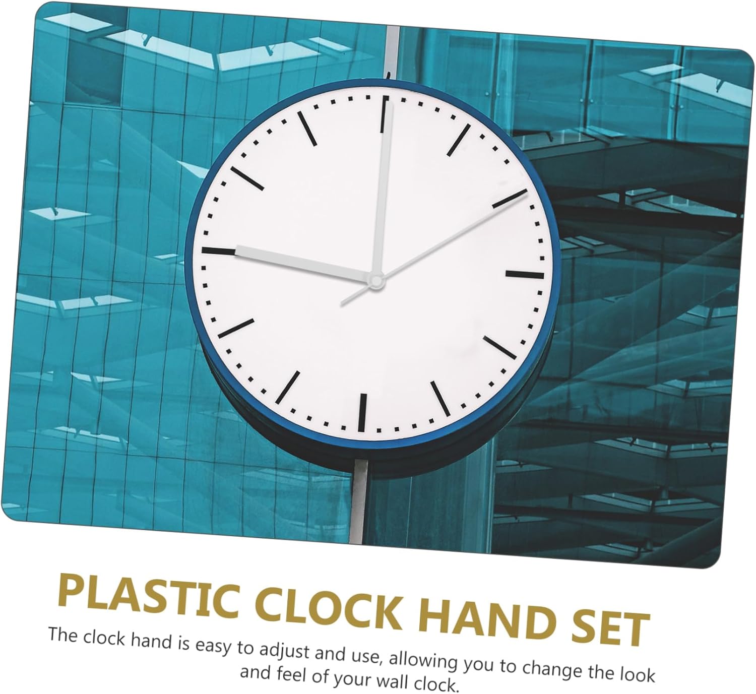 Minimalist Design Complete Set Hour Minute Second Wall Clock Hands Kit