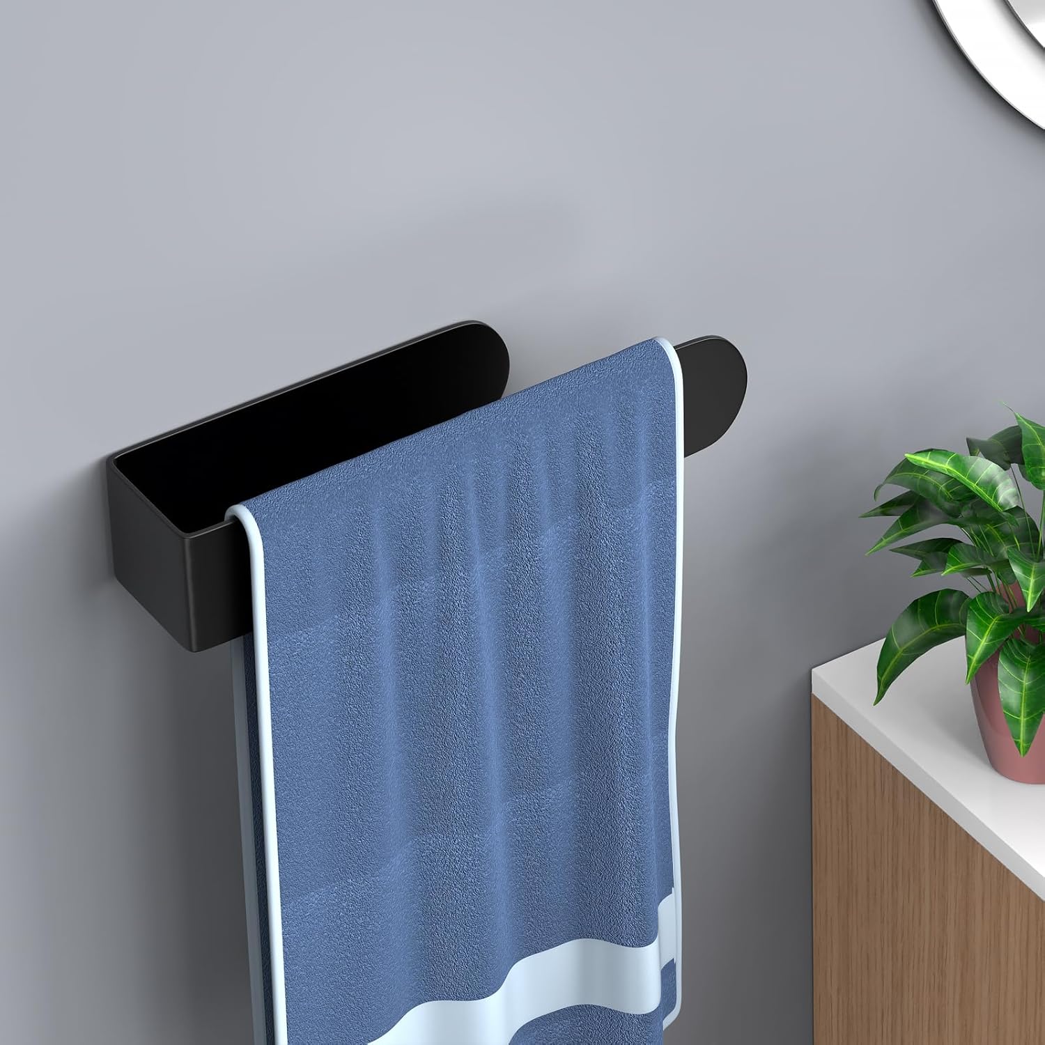 Sturdy Hand Towel Holder Bathroom Towel Bar