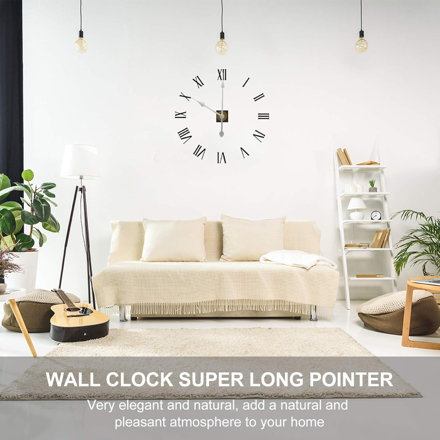 Durable Aluminum Clock Hand Replacement Set with Easy Installation
