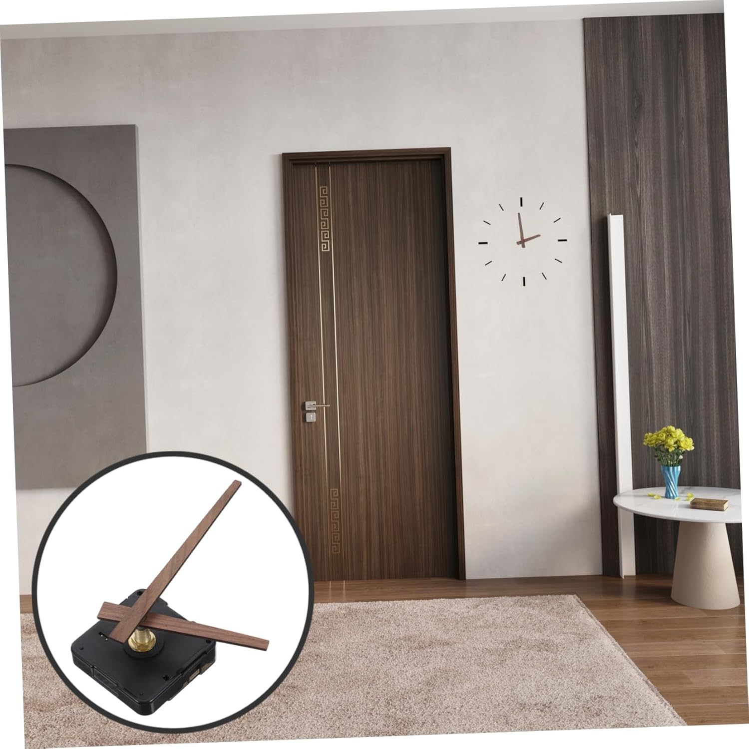Premium DIY Clock Repair Kit for Wooden Wall Clocks