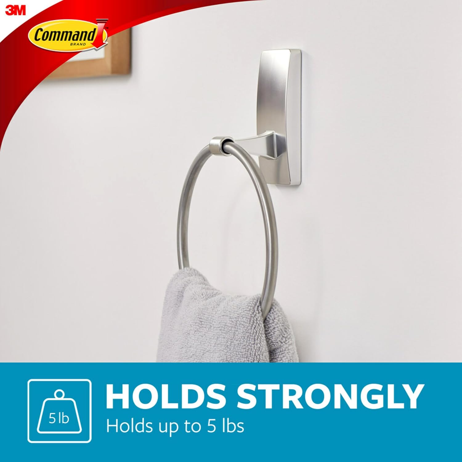 Transform Your Bathroom with SATIN NICKEL Towel Holder - Rust Water Resistant Organizer