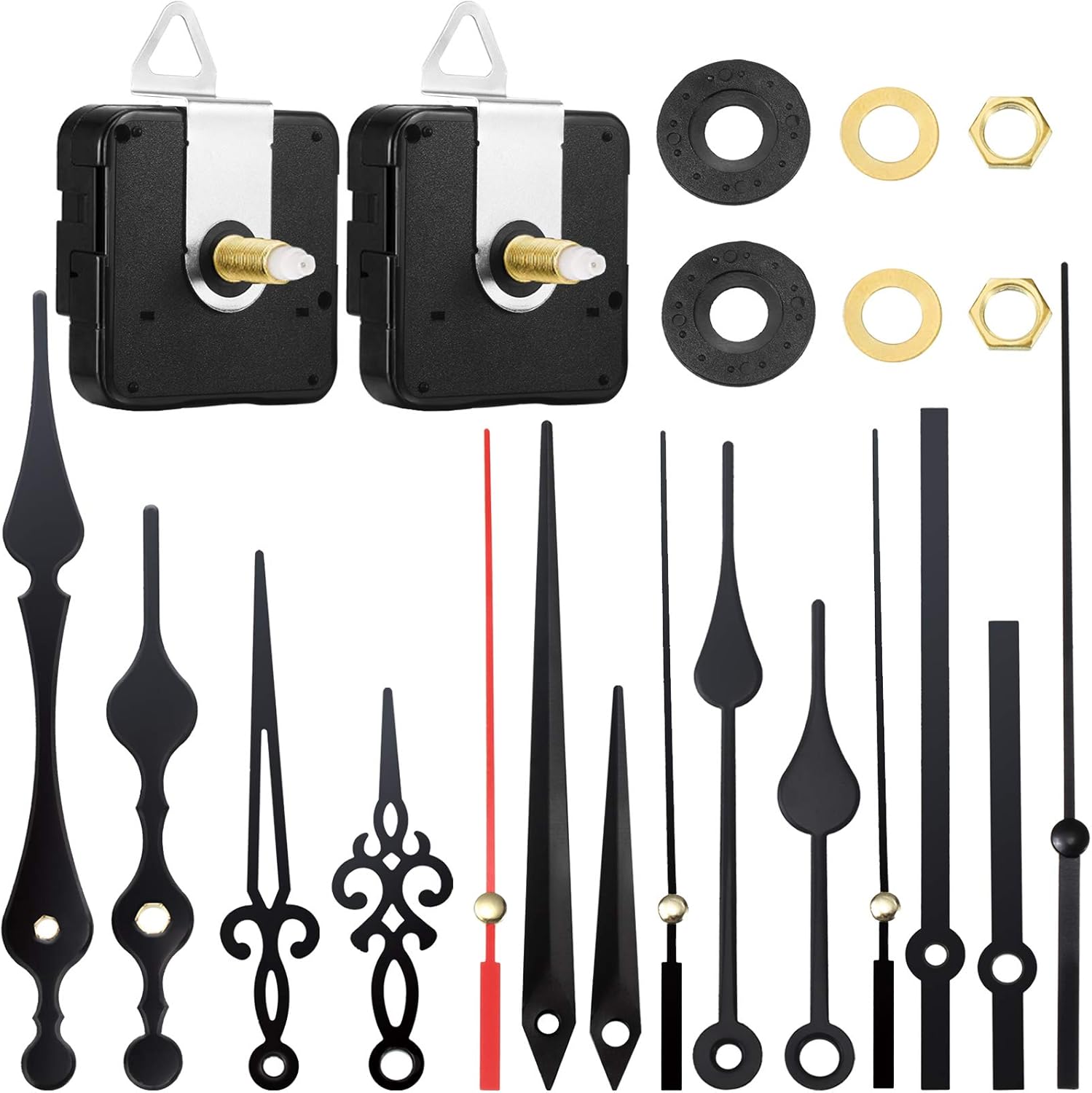 2-Piece Precision Clock Movement Mechanism