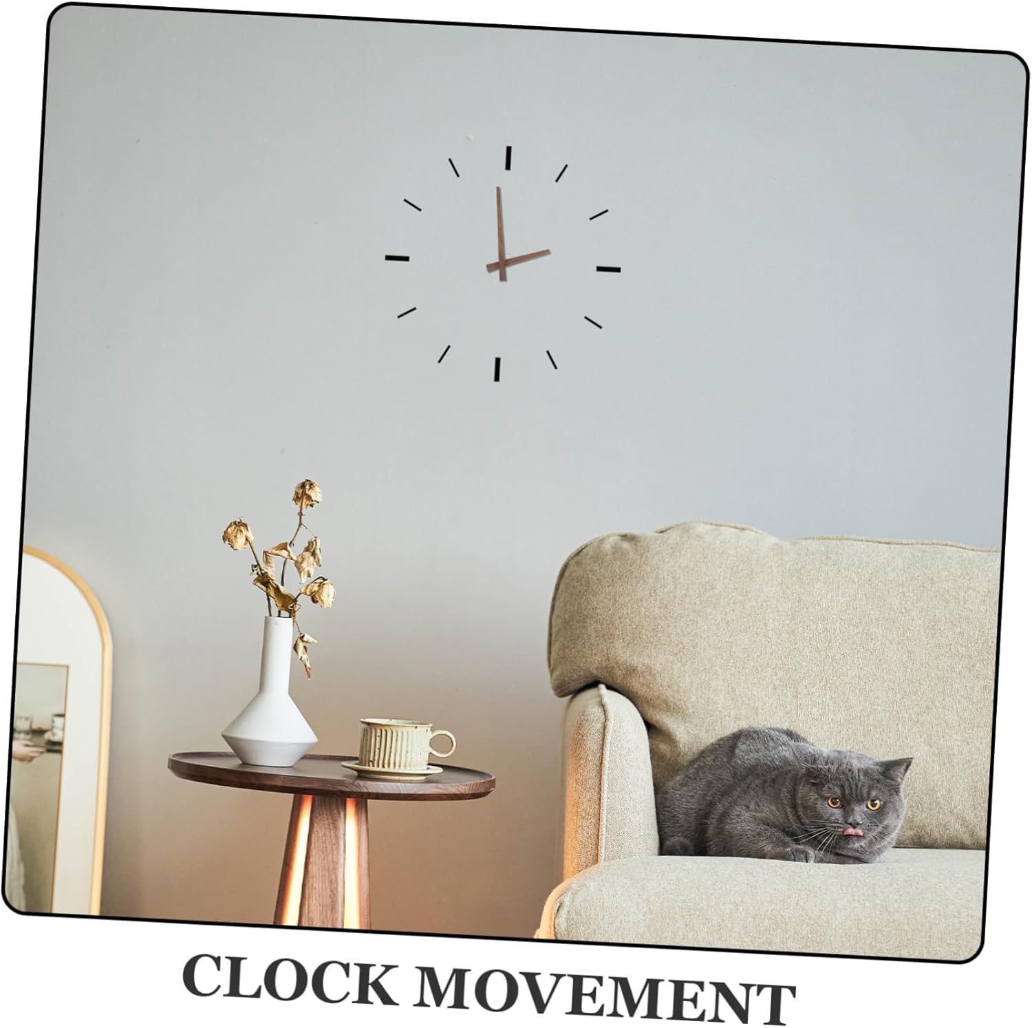 Veemoon 10-Inch Clock Movement Kit