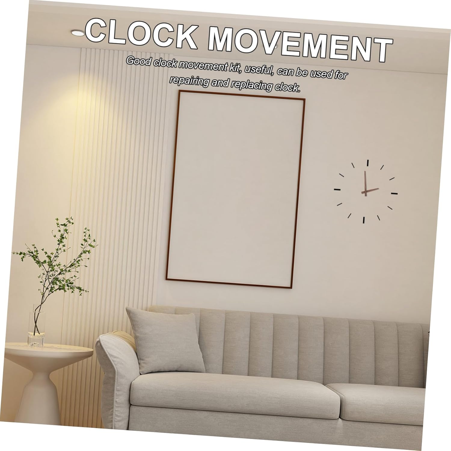 Veemoon 10-Inch Clock Movement Kit