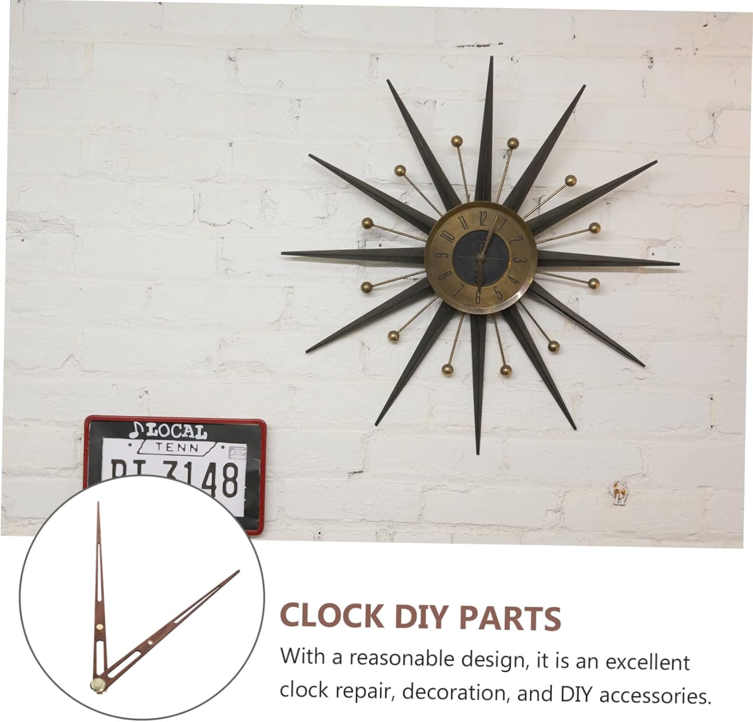 Bespoke Wooden Clock Hands for DIY Clocks Decor