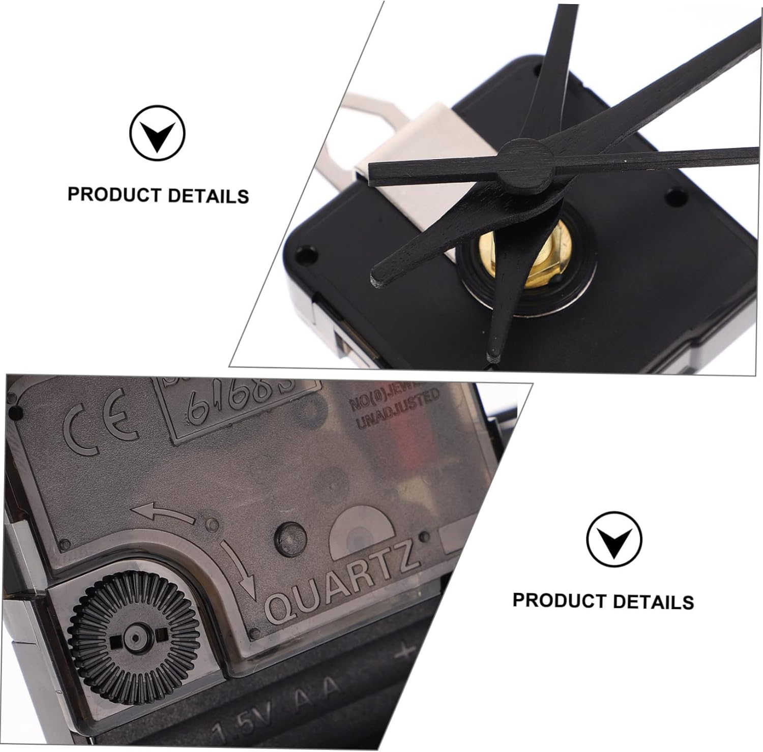 Sturdy Battery Operated Clock Kit for Wall Clock Repairs DIY Projects
